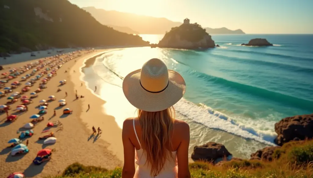 Praia dos Ingleses tem 3 setores diferentes; veja qual combina mais com você Praia dos Ingleses tem 3 setores diferentes; veja qual combina mais com você